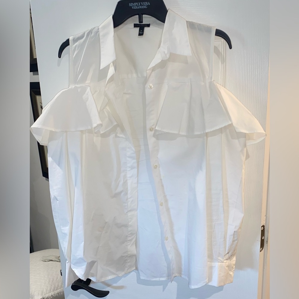 Ann Tayler Cold Shoulder Blouse *NEW*